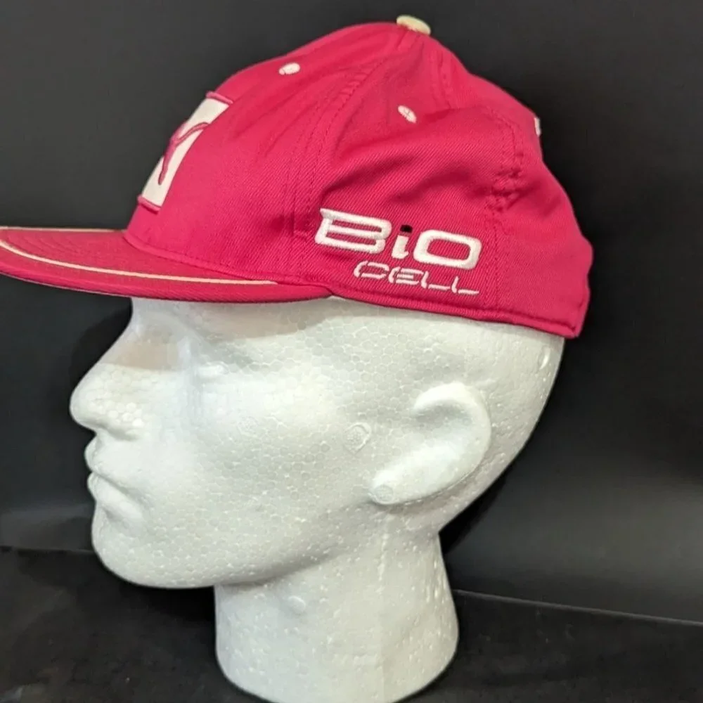 Puma Ball Cap hat pink snap back adjustable baseball,‎ softball, trucker hat